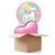 Ballongrsse Glitzer Einhorn, 2 Ballons