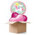 Ballongrsse Glitzer Einhorn, 3 Ballons