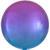 Folienballon Orbz, Verlauf rot-blau, Ø 40 cm - Rot - Blau