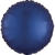 Folienballon Rund Satin Navy Blau, ca. 43cm - Navy Blau