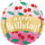 Folienballon Happy Birthday Kirschen