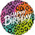 SALE Folienballon Jumbo Wild Child Happy Birthday
