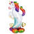 NEU Folienballon AirLoonz Einhorn, ca. 83 cm x 139 cm - Folienballon AirLoonz Einhorn