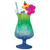 NEU Folienballon SuperShape Tropical Blue Hawaiian Cocktail, ca. 40 cm x 93 cm