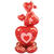 NEU Folienballon AirLoonz Stacking Hearts, ca. 63 cm x 139 cm