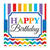 SALE Cocktail Servietten Bright Birthday, 16 Stck - Serviette 25 cm Bright Geburtstag