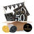 Partybox 50th Sparkling, schwarz, 8 Personen - Partybox fr 8 Personen