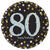 SALE Teller Happy-Birthday / Herzlichen Gl�ckwunsch Sparkling 80, � 23 cm 8 Stk.