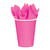 SALE Becher, recycelbar aus Pappe, pink, 266 ml, 8 Stück