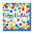 SALE Servietten Konfetti Geburtstag, 33 cm, 36 St. - Serviette 33 cm Konfetti Geburtstag