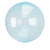 Folienballon Seifenblase Kristall Blau, ca. 35 cm - Blau