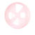 Folienballon Seifenblase Kristall Pink, ca. 35 cm - Pink
