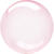 Luftballon Seifenblase Crystal Clearz, ca. 28cm, Kristall-Pink - Pink