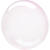 Luftballon Seifenblase Crystal Clearz, ca. 28cm, Kristall-Rosa - Rosa