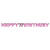 SALE Buchstaben-Girlande Sparkling pink 70, 213cm - Girlande Sparkling 70. Geburtstag Pink