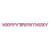 Buchstaben-Girlande Sparkling pink 70, 213cm - Girlande Sparkling 70. Geburtstag Pink