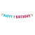 Partykette Happy Birthday, 180cm - Girlande