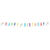 NEU Girlande Konfetti, Birthday, 180 x 13,8 cm - Girlande