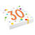 NEU Servietten Konfetti Happy Birthday 30, ca. 33x33cm, 20 Stck - 30. Geburtstag