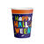 NEU Becher aus Pappe, Halloween-Friends, 8 Stck - Papp-Becher