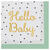 NEU Servietten Hello Baby, ca. 33x33cm, 16 Stck - Servietten