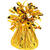 Gewicht fr Heliumballon / Folienballon mit Folienfransen, Gewicht: ca. 170 g, Farbe: Gold - Gold