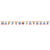 NEU Buchstaben-Girlande Happy Birthday Paw Patrol, ca. 1,80m x 15cm - Buchstaben-Girlande