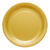 NEU Papp-Teller rund, ca. 23cm, gold, 8 Stck - Gold