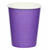 NEU Papp-Becher unifarben, ca. 237ml, violett, 8 Stck - Violett