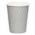 NEU Papp-Becher unifarben, ca. 237ml, silber, 8 Stck - Silber