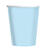 NEU Papp-Becher unifarben, ca. 237ml, himmelblau, 8 Stck - Himmelblau