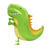 Folienballon Airwalker Dinosaurier