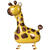 Folienballon Airwalker Giraffe