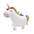 Folienballon Airwalker Einhorn