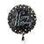 Folienballon Sparkling Happy Birthday, 45 cm