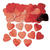 Konfetti Jumbo Herzen, rot, 14 g