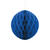 SALE Wabenball / Dekoball aus Papier - Dunkelblau, 20 cm - Dunkelblau