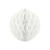 Wabenball / Dekoball aus Papier - Wei�, 40 cm - Wei�