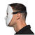 NEU Kunststoff-Maske Hockey, wei, mit elastischem Band Bild 3