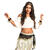 NEU Zubehr-Set Bauchtnzerin, mit Haarreif, Armbndern und Hfttuch Bild 2