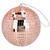 NEU Deko Discokugel 15cm, mit Aufhnger, rosa - Rosa