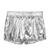 NEU Damen-Kost�m Hotpants metallic, silber, Einheitsgr��e M Bild 2