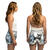 NEU Damen-Kost�m Hotpants metallic, silber, Einheitsgr��e M Bild 3
