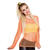 Netz-Shirt, neonorange, Einheitsgre