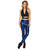 SALE Leggings Stretch, blau, Einheitsgre