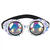 NEU Brille Silber Pailletten, grenverstellbar