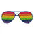 NEU Brille Party-Regenbogen, gerastert