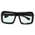 NEU Brille Retro Designer, schwarz