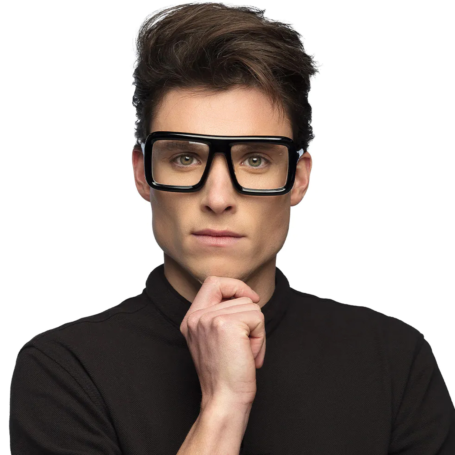 NEU Brille Retro Designer, schwarz Bild 5