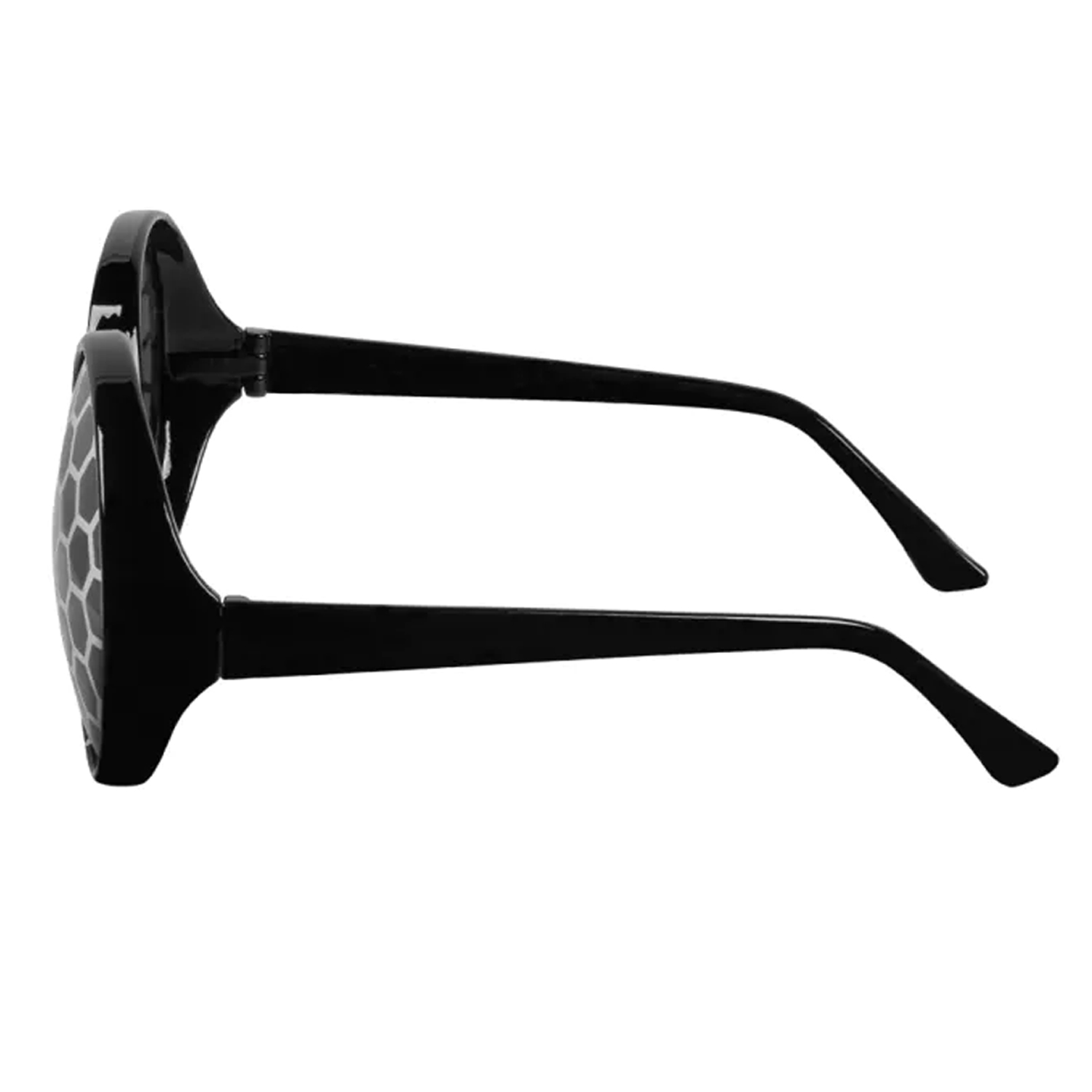 NEU Brille Wabenmuster, schwarz Bild 3